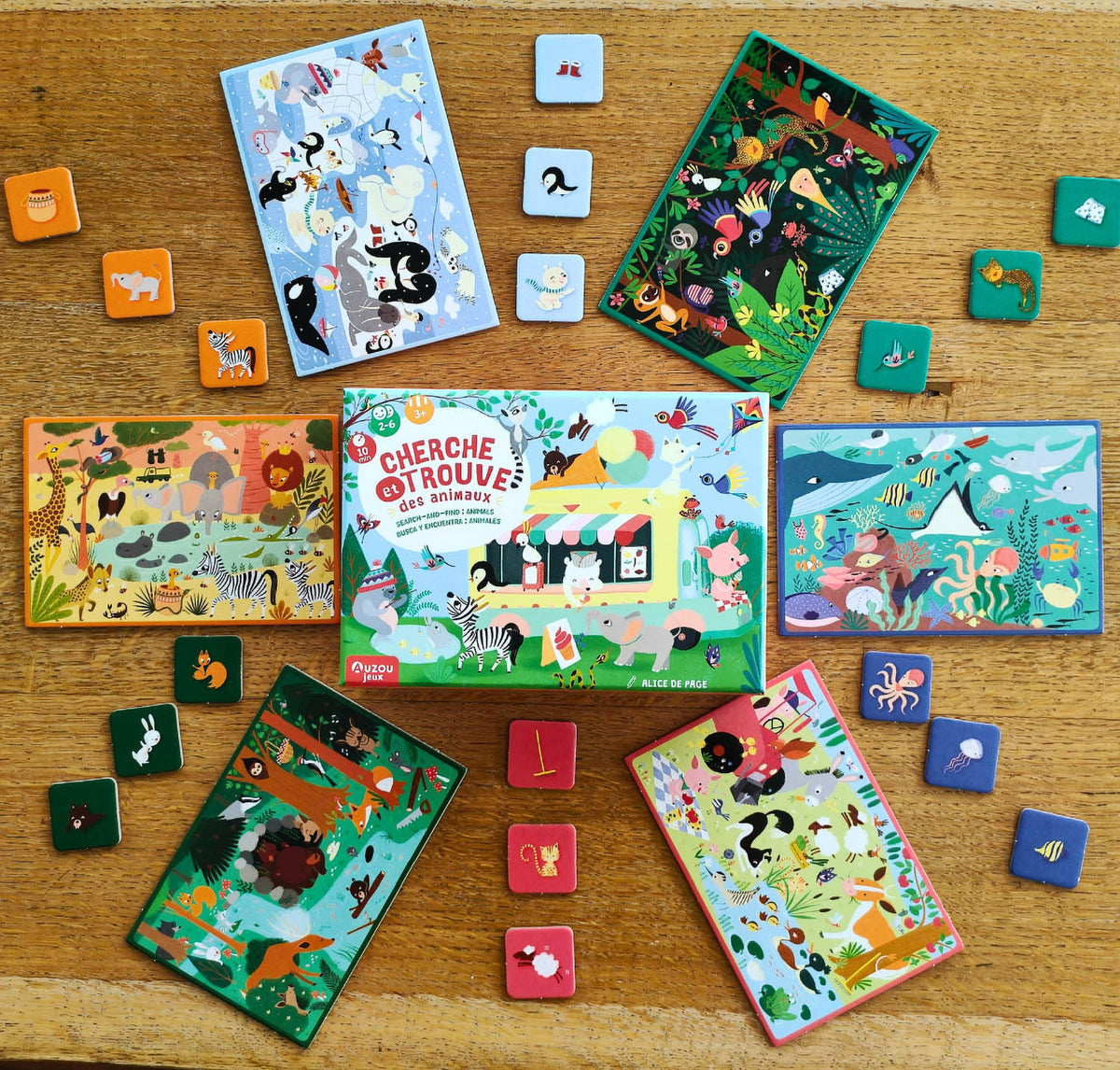 P’tit jeu – Cherche et trouve – Les animaux AUZOU