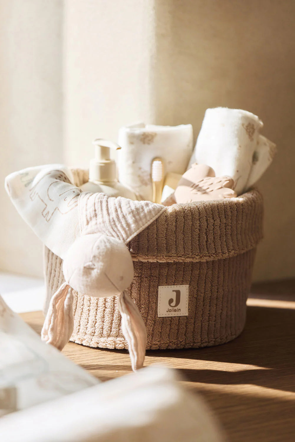 panier de rangement bébé milky coffee
panier table à langer 14x18 cm