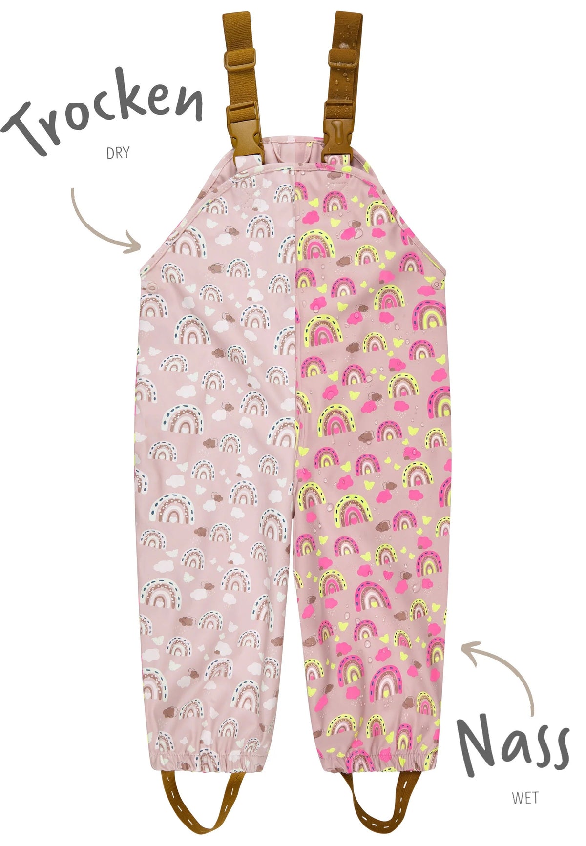 Pantalon de pluie magique Arc-en-Ciel – Change de couleur sous la pluie STERNTALER