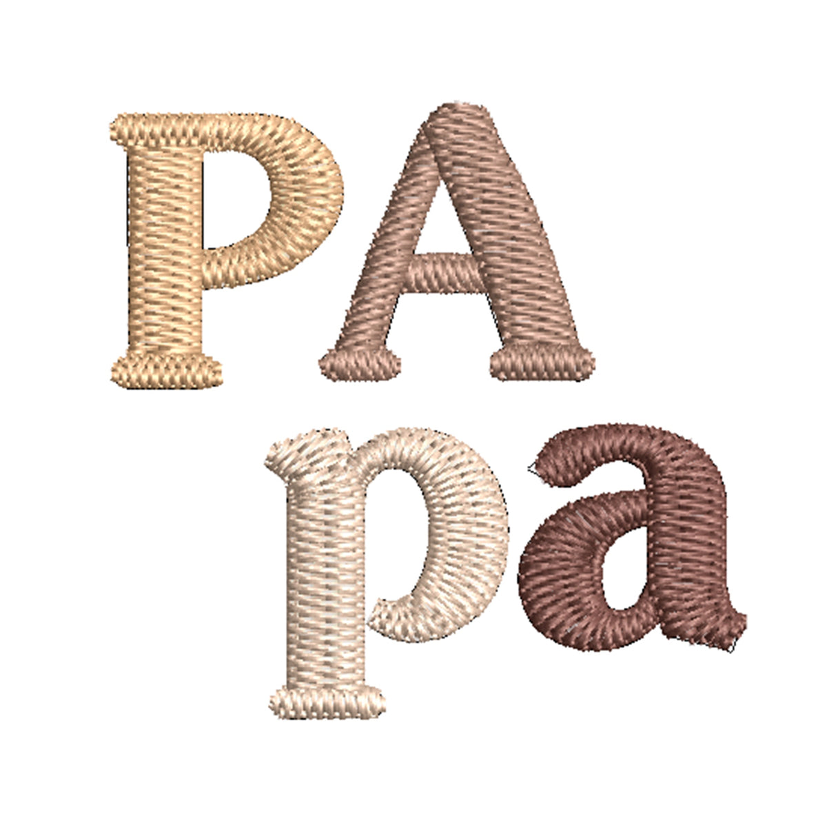 Sweat PApa bleu marine brodé MARINE HEART BRODERIE