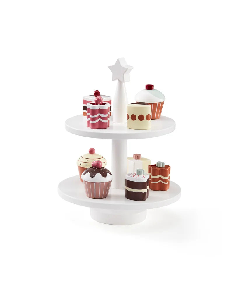 Pâtisseries en bois enfant – set de 9 pièces pour jeu d’imitation dès 3 ans Kid's concept