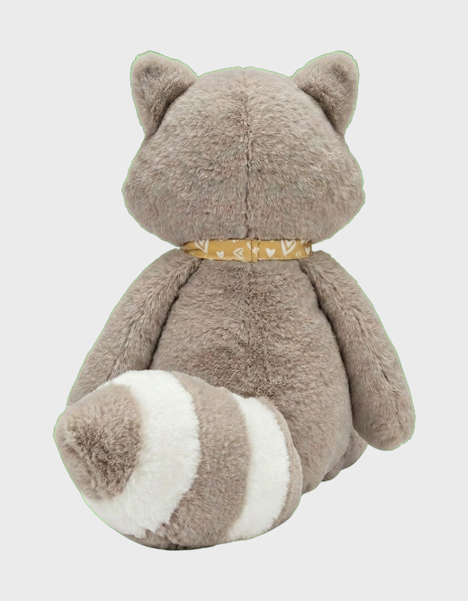 Peluche raton laveur Raku 60 cm – Noukie's – Grande peluche XXL dès la naissance 🦝🤎 NOUKIES