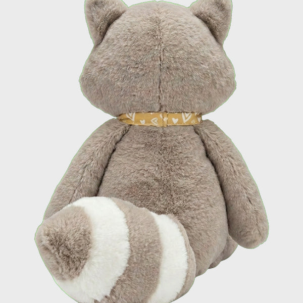 Peluche raton laveur Raku 60 cm – Noukie's – Grande peluche XXL dès la naissance 🦝🤎 NOUKIES