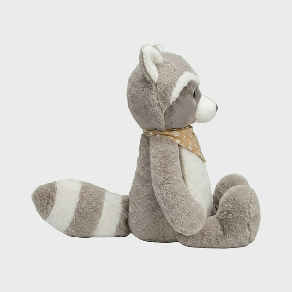 Peluche raton laveur Raku 60 cm – Noukie's – Grande peluche XXL dès la naissance 🦝🤎 NOUKIES