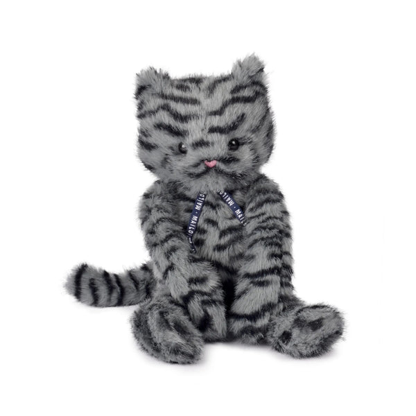 Peluche Grisouille Chat Méloé fabriquée en France – 37 ou 56 cm Maïlou MAÏLOU