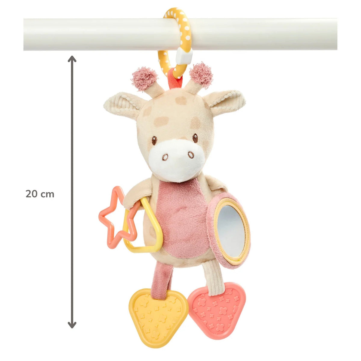Peluche d'activités Gina la Girafe 20 cm – Nattou 🦒 NATTOU