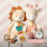 Peluche d'activités Gina la Girafe 30 cm – Nattou 🦒 NATTOU