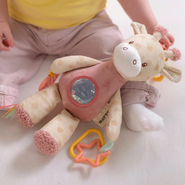 Peluche d'activités Gina la Girafe 25 cm – Nattou – Dès la naissance 🦒 NATTOU