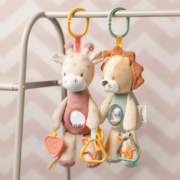 Peluche d'activités Gina la Girafe 25 cm – Nattou – Dès la naissance 🦒 NATTOU