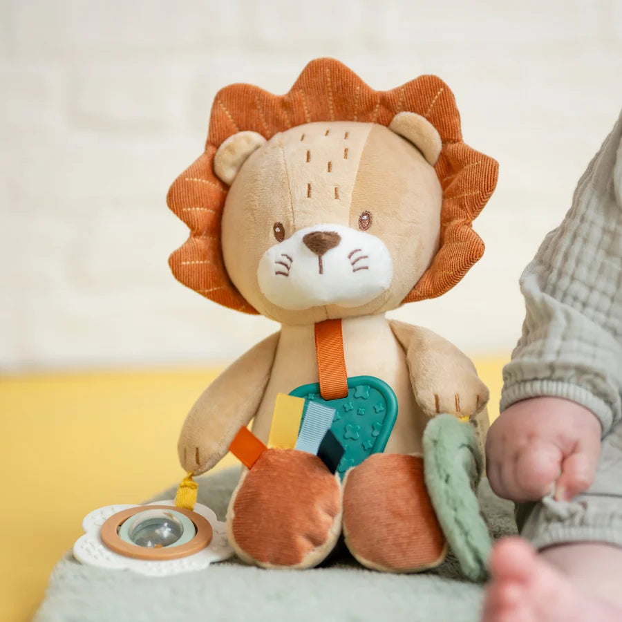 Peluche d'activités Léon le Lion 30 cm – Nattou 🦁 NATTOU