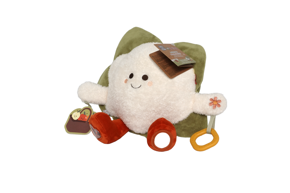 Peluche d'activités Peter le Chou-fleur – Un adorable compagnon d'éveil pour bébé 🥦 LITTLE BIG FRIENDS