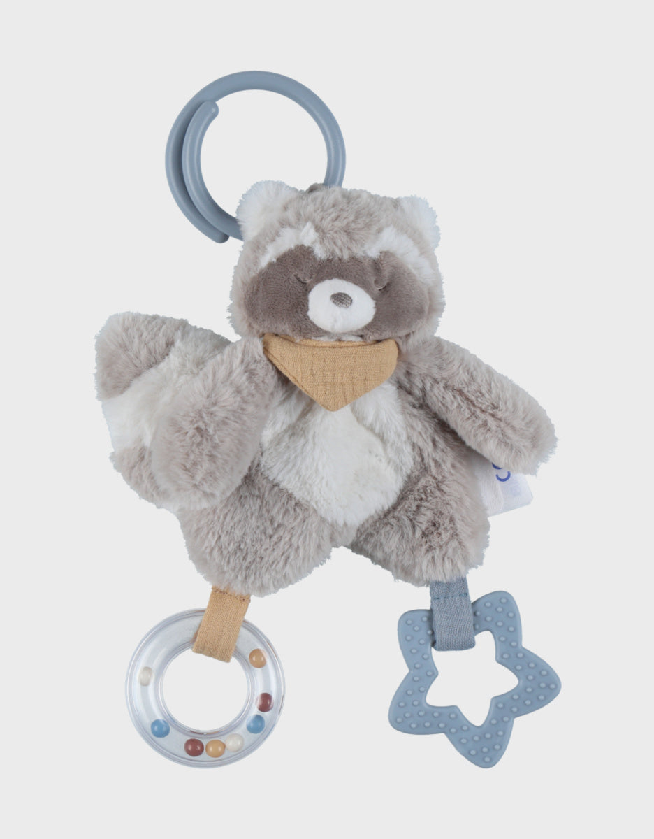 Peluche d'activités nomade Raku le Raton Laveur – Noukie's – Dès 3 mois NOUKIES
