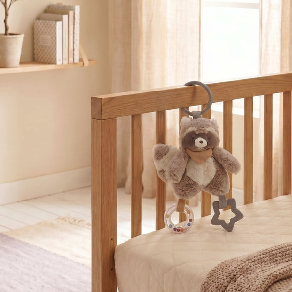Peluche d'activités nomade Raku le Raton Laveur – Noukie's – Dès 3 mois NOUKIES