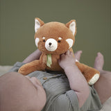 peluche lestée bébé panda roux