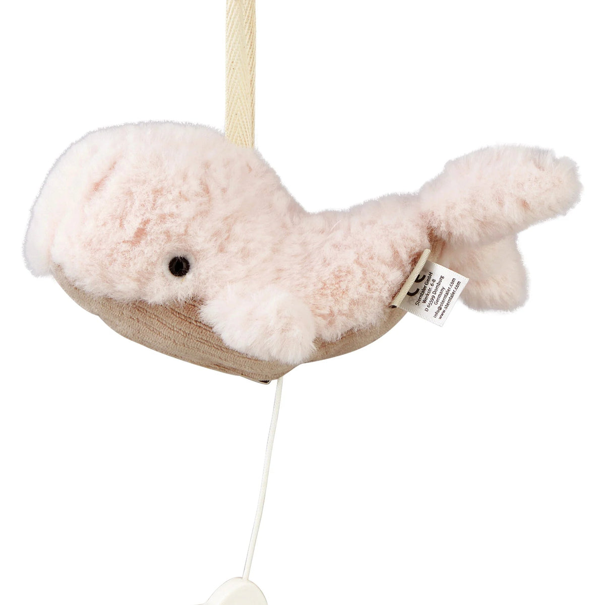 Peluche musicale Baleine – Rose poudré – 18 cm STERNTALER