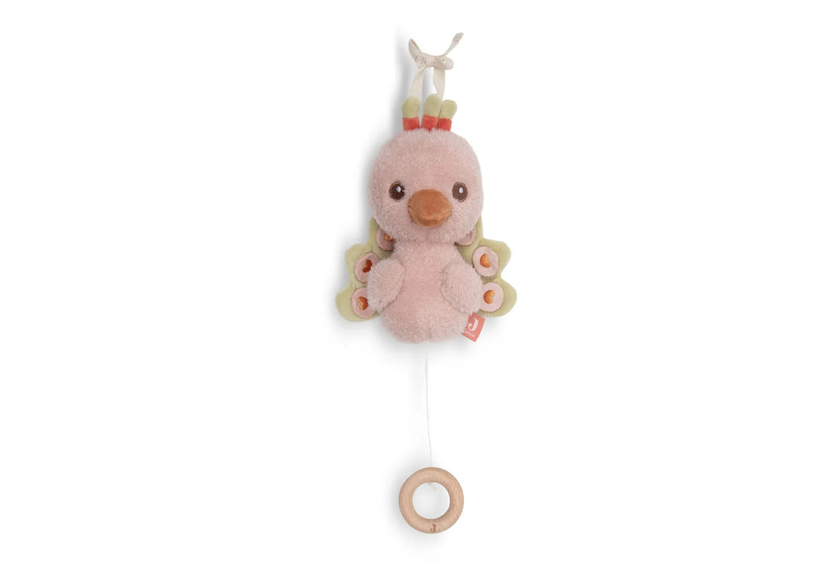 Peluche musicale Peacock Pavie – Berceuse de Brahms – Jollein JOLLEIN