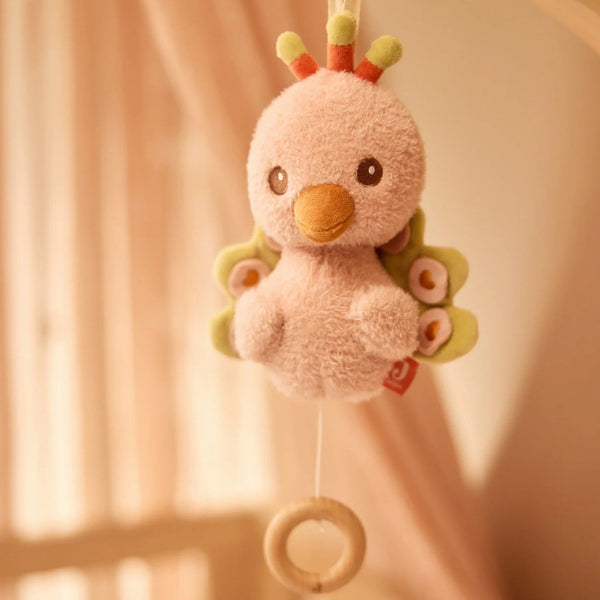 Peluche musicale Peacock Pavie – Berceuse de Brahms – Jollein JOLLEIN