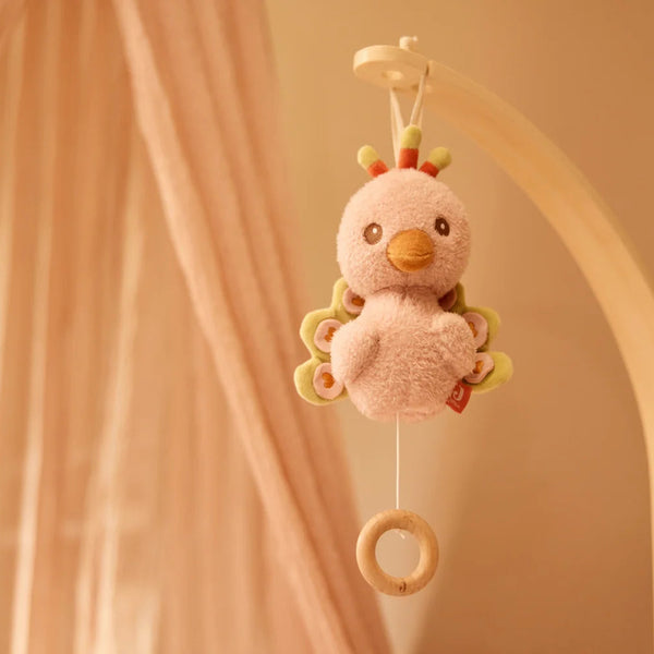 Peluche musicale Peacock Pavie – Berceuse de Brahms – Jollein JOLLEIN