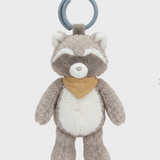 Peluche musicale Raku nomade 20 cm Noukie's avec Berceuse de Brahms, idéale dès la naissance pour apaiser bébé à la maison comme en déplacement.