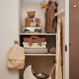 corbeille bébé tissu bouclé