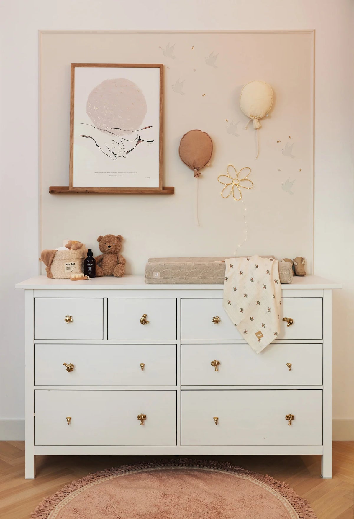 panier commode bébé 14x18