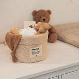 corbeille rangement bébé bouclé
