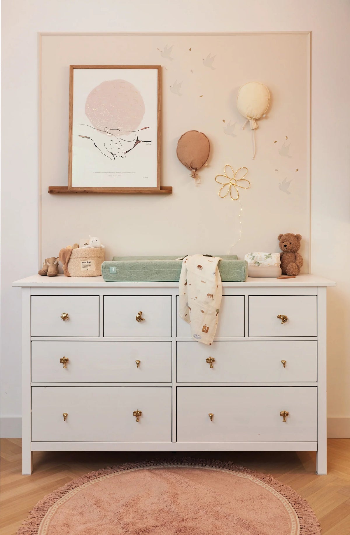 panier commode bébé 14x18