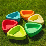 Pierres d'équilibre empilables Blocky 50 cm – Nattou 🌈 NATTOU