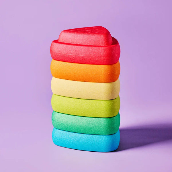 Pierres d'équilibre empilables Blocky 50 cm – Nattou 🌈 NATTOU