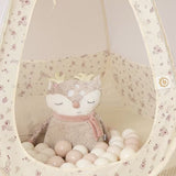 Balles pour piscine à balles bébé – Vintage Flowers – 100 balles roses BIECO