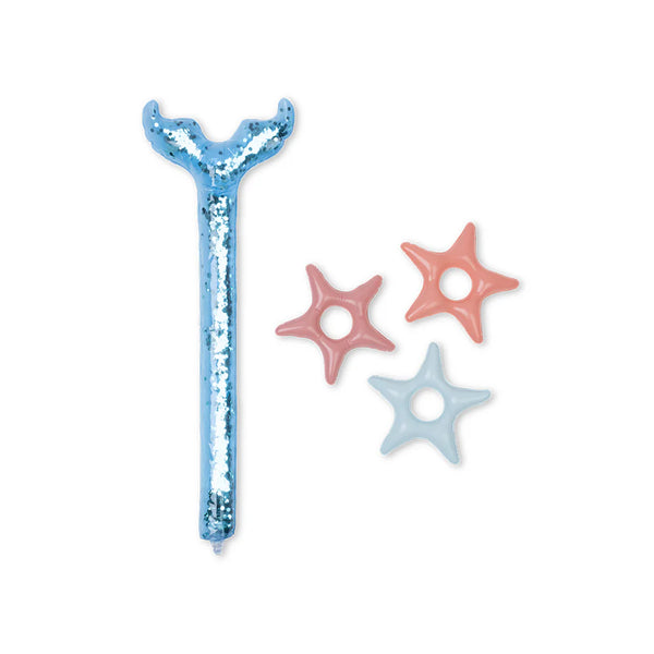 Piscine de jeux gonflable Sirènes multicolore Swim Essentials, idéale pour profiter des journées d'été en famille avec des moments de baignade et de jeux.