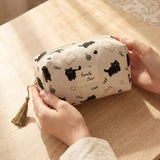 Pochette trousse « Family Love » – Chats & cœurs – 16 x 9 x 9 cm COSMOS