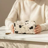 Pochette trousse « Family Love » – Chats & cœurs – 16 x 9 x 9 cm COSMOS