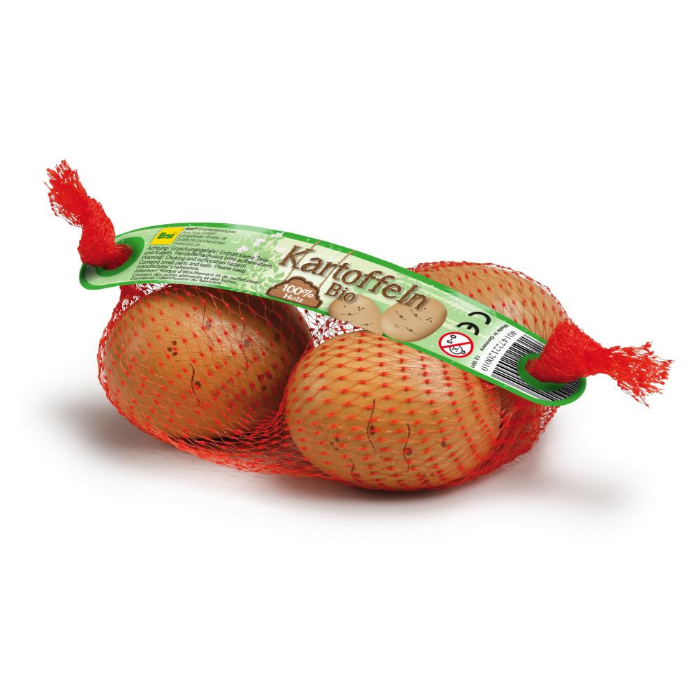 Pommes de terre en bois dans leur filet – Erzi ERZI