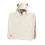 Poncho bébé sherpa & gaze de coton – Léopard SAUTHON