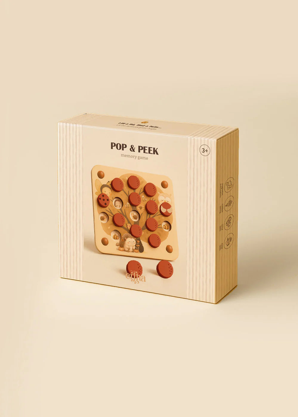 Pop & Peek – Jeu de mémoire en bois « Forêt enchantée » | Mrs Ertha MRS ERTHA