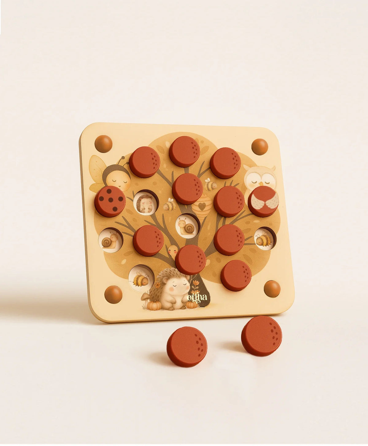 Pop & Peek – Jeu de mémoire en bois « Forêt enchantée » | Mrs Ertha MRS ERTHA