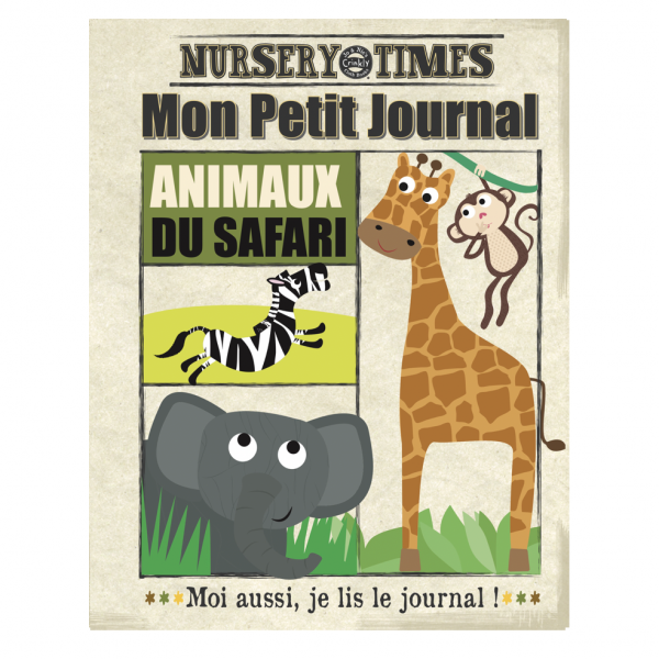CRINKLY LE SAFARI – Livre Tissu Sensoriel pour Bébé