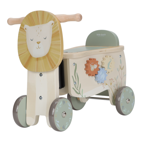 Porteur Lion Safari Friends – porteur en bois enfant