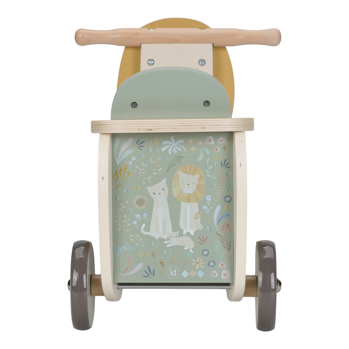Porteur Lion Safari Friends – porteur en bois enfant