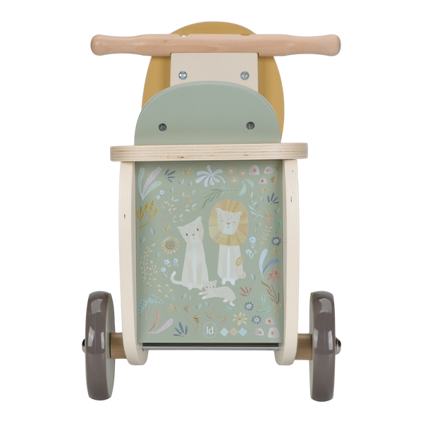 Porteur Lion Safari Friends – porteur en bois enfant