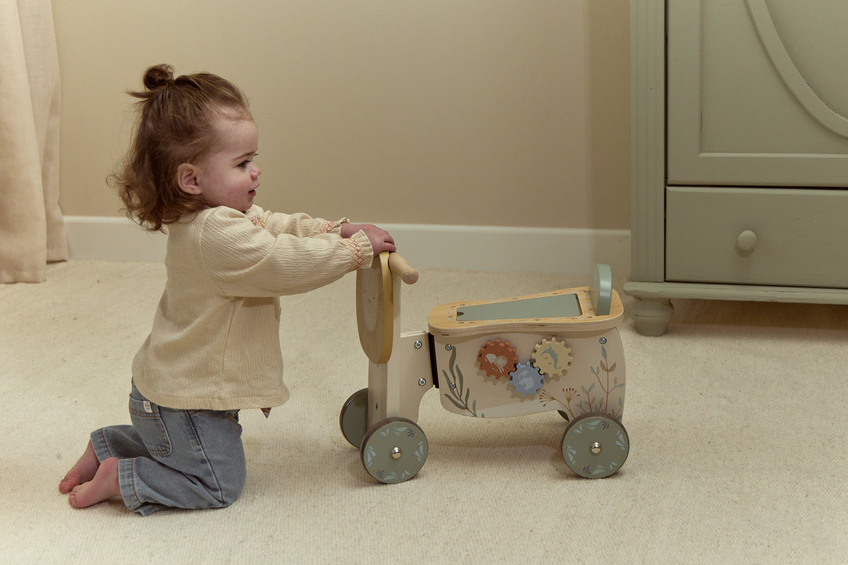 Porteur Lion Safari Friends – porteur en bois enfant
