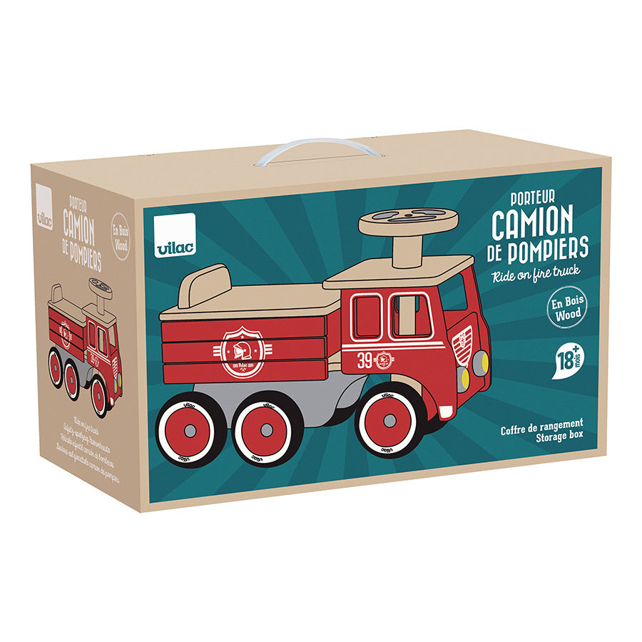 porteur camion de pompier bois 18 mois
porteur bébé pompier Vilac
porteur enfant bois vintage