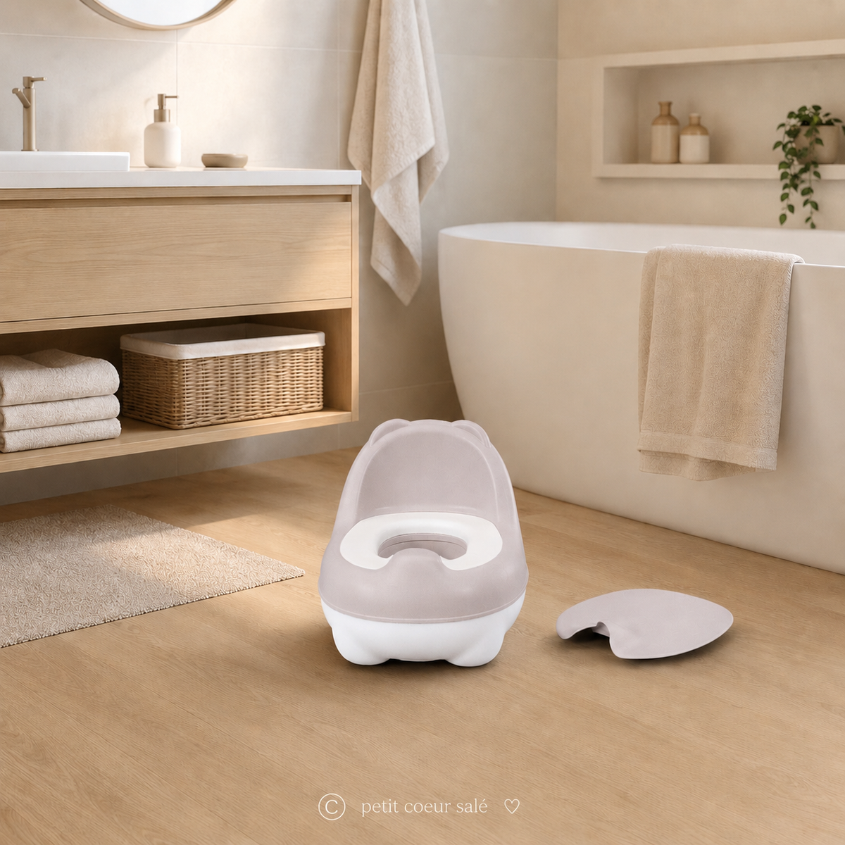 Pot d'apprentissage Ourson – Nougat BO JUNGLE