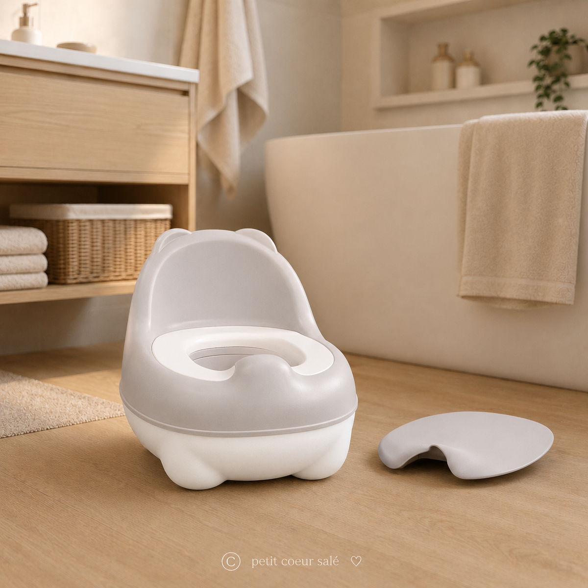 Pot d'apprentissage Ourson – Nougat BO JUNGLE