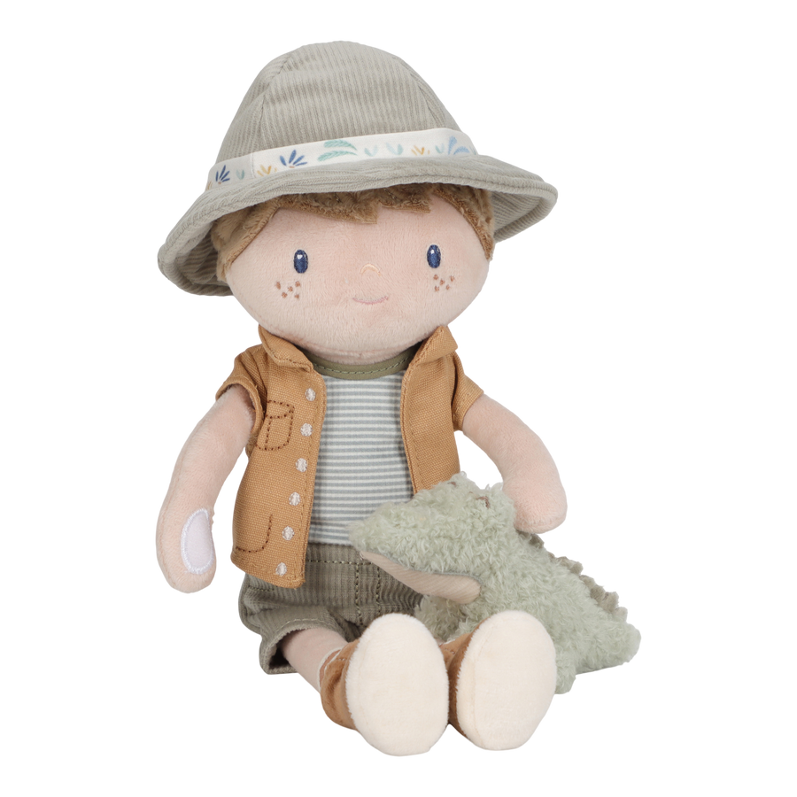 Poupée Jim Safari Ranger – doudou explorateur dès 12 mois