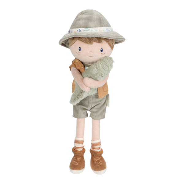 Poupée Jim Safari Ranger – doudou explorateur dès 12 mois