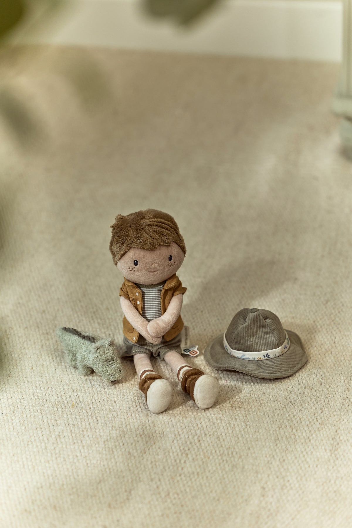 Poupée Jim Safari Ranger – doudou explorateur dès 12 mois
