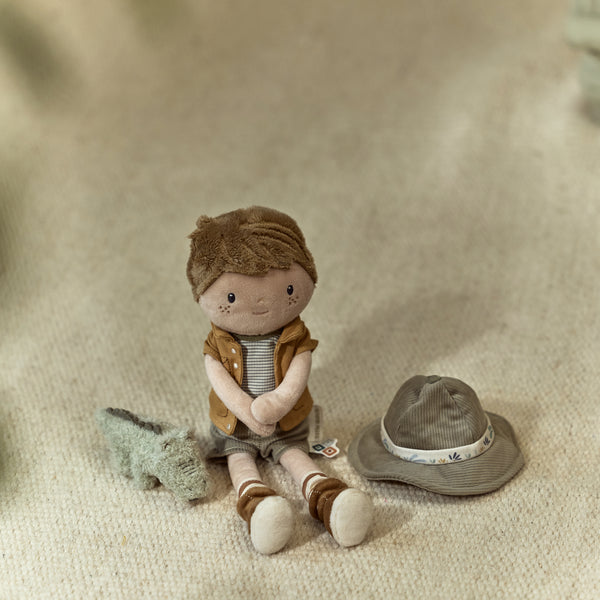 Poupée Jim Safari Ranger – doudou explorateur dès 12 mois