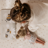 poupée en tissu 35 cm rosa souple bébé 12 mois, une poupée câlin enfant 1 an